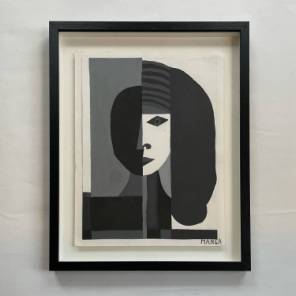 A Triptych Of Black & White Portraits 